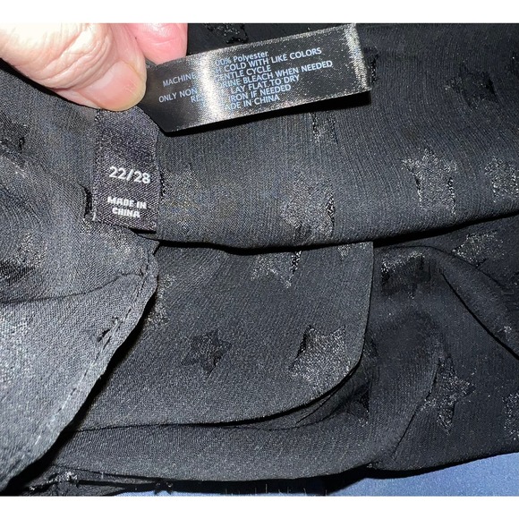 Lane Bryant Long Black Sheer Dress Swimsuit Kimono Shaw Cover Up - Picture 8 of 8